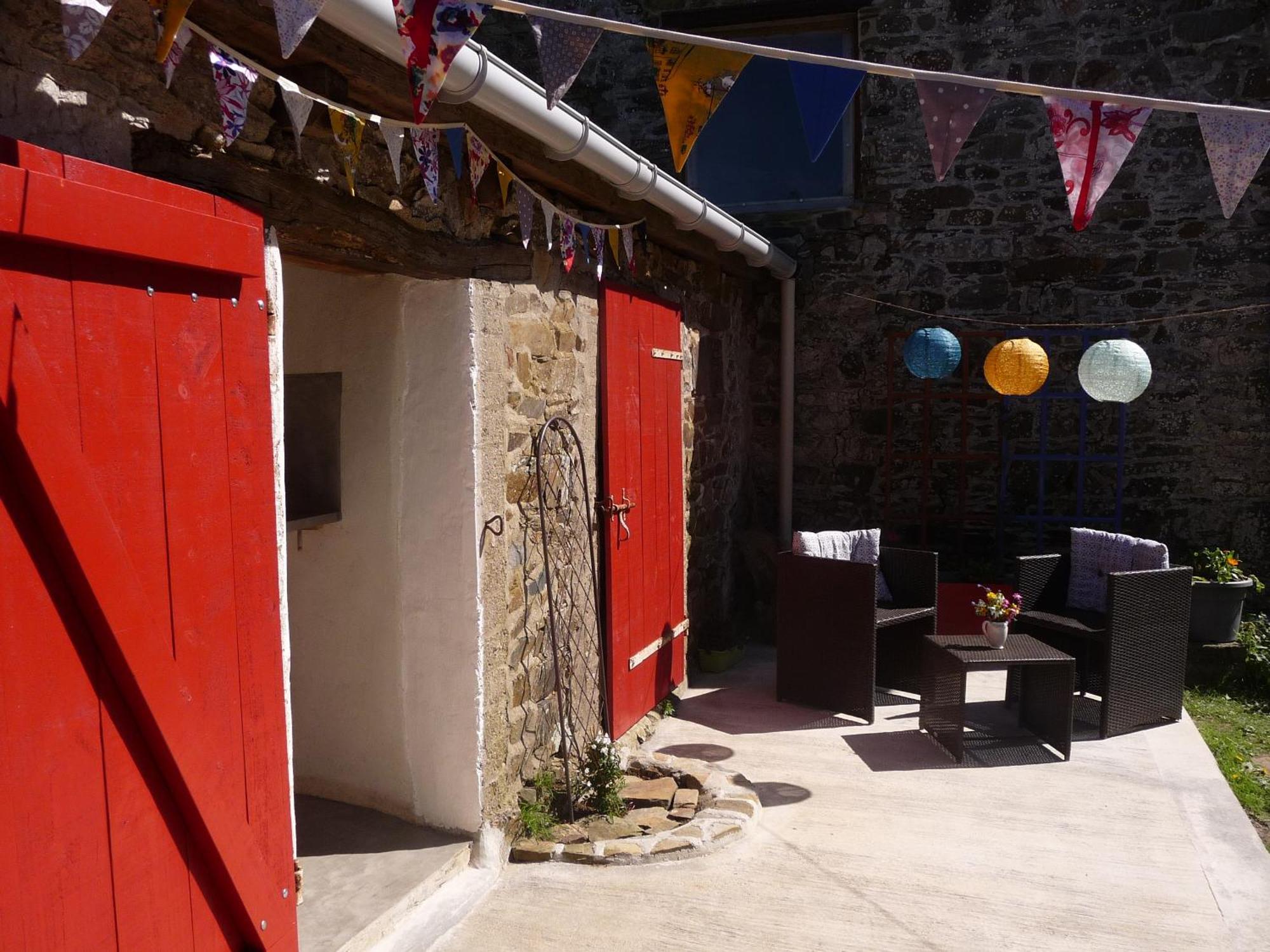 Bretagne Chambre D'Hotes Suite 53M2 Et Caravane Vintage Avec Cuisine Et Salle De Bains Privees Brittany B&B 53M2 Suite And Vintage Caravan Glamping With Private Kitchen And Bathroom Pleumeur-Gautier 外观 照片